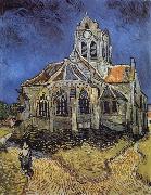 Vincent Van Gogh The Church at Auvers sur Oise oil painting reproduction